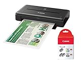 Canon PIXMA iP110 Wireless Compact Mobile Printer with Inks Value Pack Bundle