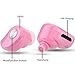 Mini Invisible Bluetooth Earbud,V4.1 Stereo Wireless Bluetooth Earphone with Built-in Mic,Sports Noise Cancelling in-Ear Headphone for iPhone Samsung and Other Android Phones (Pink)