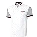 BT.classics Men's Cotton Short Sleeve Polka Dot Polo Shirts Slim Fit