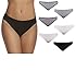 Felina Women's 6 & 8 Pack Cotton Stretch Sexy Active Sublime Low Rise Bikini Pantys