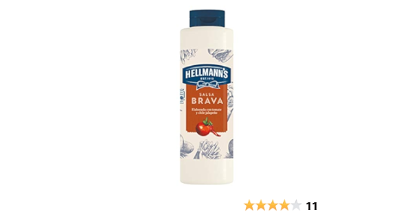 Hellmanns - Salsa Brava, 850 ml : Amazon.es: Alimentación y ...