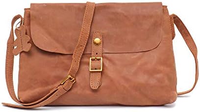 Women Flap Messenger-bags Vintage Retro Style Wax Leather Cross body Bag Casual Cow Leather Purse Female Handbag