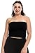 Kurve Plus Size The Excellent Stretchy Tube Top (1XL-3XL) -Made in USA- (1XL-3XL, Black)