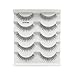 JIMIRE False Eyelashes 110 Lashes Natural Multipack Fake Eyelashes (5 Pairs)