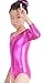 speerise Kids Girls Long Sleeve Shiny Metallic Spandex Gymnastics Dance Leotard