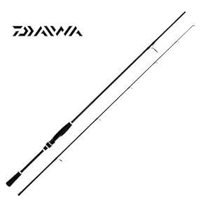 Daiwa – Ninja Laguna – Canne à Pêche Pour Spinning, En Mer, Lac, Fleuve, Bateau, En Carbone, 2 brins