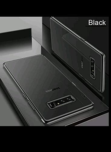 CAMS Cases and Covers for Samsung Galaxy S10 Plus Luxurious Shockproof TPU Bumper Back Glitter Edge Case Cover for Samsung Galaxy S10 Plus (Black)