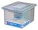 STAPLES Letter/Legal File Box, Translucent Smoke