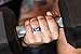Mens Silicone Wedding Ring - 4 Rings Pack - Ultra Premium Quality Bands for Active Men - Black Grey Blue Green Camo (9)