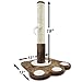 PARTYSAVING PET Palace Cat Claw Scratching Sisal Post for Kittens and Cats with Toy Mouse (19-inch), APL1345
