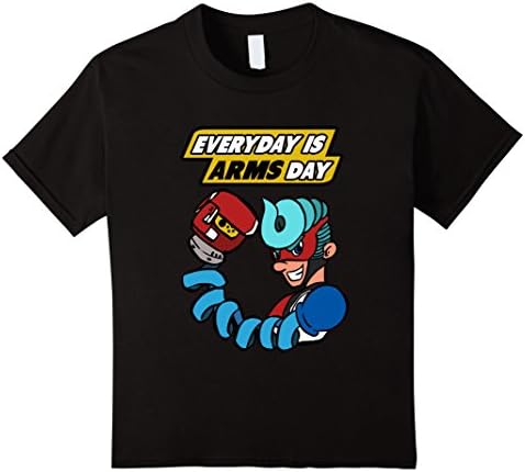 unisex-child Everyday Is ARMS Day Switch T-Shirt 12 Black