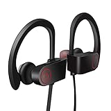 Bluetooth Headphones, Wireless Earbuds Microphone, Sports Earphones, IPX7 Waterproof Sweatproof Musical Headsets, Noise Cancelling HD Stereo Running Gym, up to 8 Hours Working Time