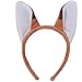 Cute Soft-Touch Bunny Ears Elk Headband Christmas Headband Gift for Children Kids Babies, One Size, Fox