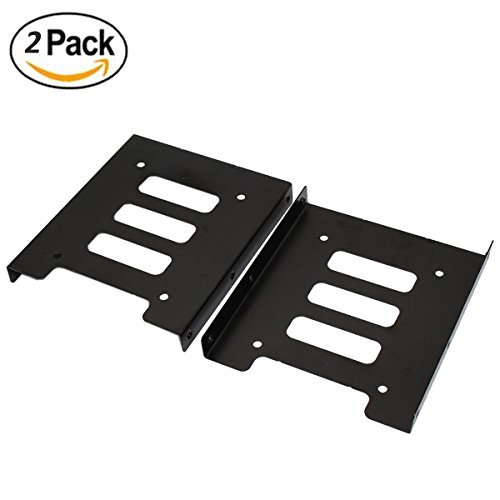 SSD Mounting Bracket, SNANSHI SSD Bracket 2.5" to 3.5" SSD HDD Metal Mounting Bracket Adapter Hard Drive Holder for PC SSD (Pack of 2)