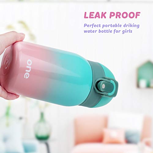 Kids Water Bottle Thermoses Rainbow Water Bottle Mini Cup Metal Stainless Steel Vacuum Insulated