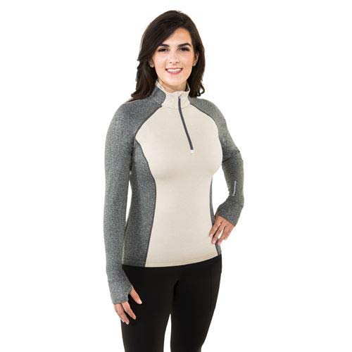 Noble Equestrian Athena 1/4 Zip M Purple Ash