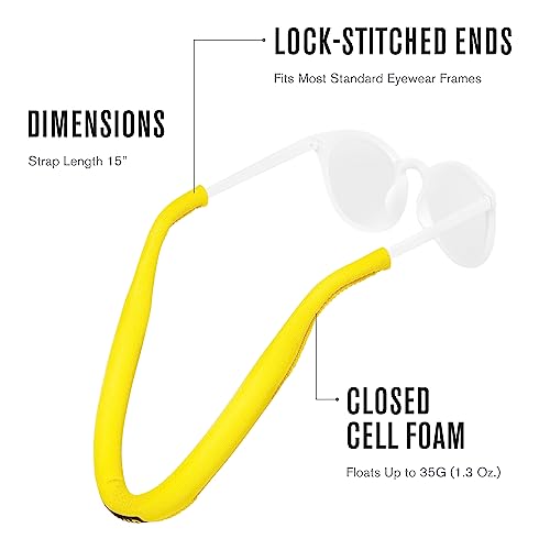 Chums Floating Neo Eyewear Eyewear Retainer, Black , 15" on Galleon