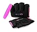 Fit Four The Gripper Glove Callus Guard Fitness Gloves for WODs, Weightlifting & Cross Training Athletes - Enhanced Silicone Grip Palm (Hot Pink, Medium)
