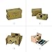 Google Cardboard v2 by IHUAQI 2 Pack with Headstrap Fully Assembled Compatible with Android and iPhone Up to 6inch Including Comfortable Nose Foam and Forehead Pad