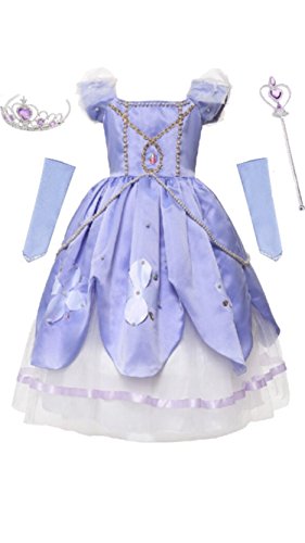 Sofia Dress, Tiara, Wand and Sleeves.