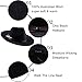 Western Cowboy Hat-Wool Fedora Felt Hats Men Women Crushable Wide Brim Trilby A Great Valentine's Day Gift(M(21 7/8-22 1/4inches), Black)