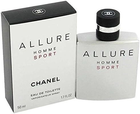 Chânel Allure Homme Sport Eau De Toilette Spray for Men, EDT 1.7 Ounces 50 ML