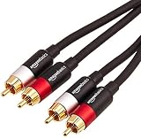 AmazonBasics 2-Male to 2-Male RCA Audio Stereo Subwoofer Cable - 15 Feet