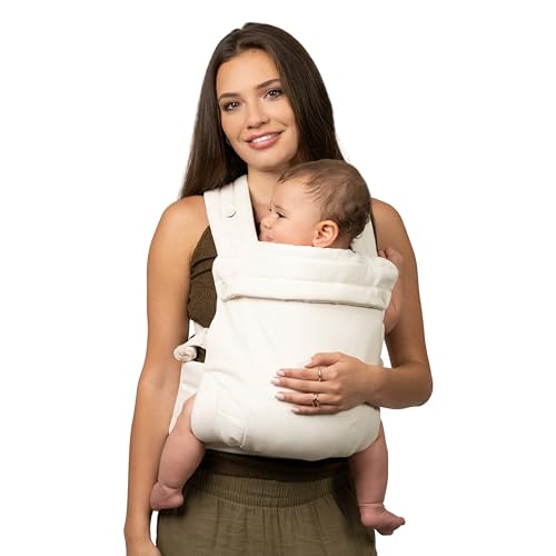 Infantino Honey Blossom Baby Carrier Ergonomic 7-40 lbs, Vanilla Bloom