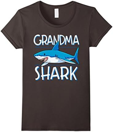 Womens Grandma Shark T Shirt Family Matching Women Jawsome Gifts XL Asphalt