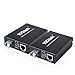 ipolex A Pair of Bidi Gigabit Single-Mode LC Fiber to Ethernet Media Converter, with BiDi SFP LX Module, 1310nm/1550nm, SMF, up to 20-KM, 1.25G Fiber Media Converter,1000Base-LX to 10/100/1000Base-TX