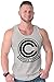 Nerdy Anime Goku Corporation Super Ninja Tank Top Sport Grey