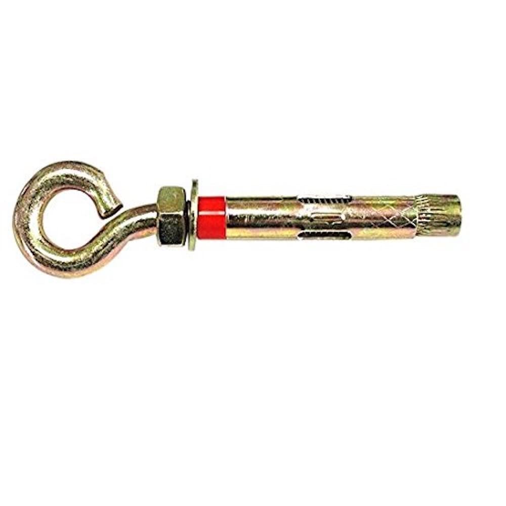 Merriway BH05278 (2 Pcs) Eye Bolt with Sleeve Anchor M8 x 52 - Pack of 2 Pieces