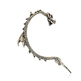 MANDI HOME Fashion Vintage Hot Alchemy Gothic Punk Game Of Thrones Wrap Dragon Ear Cuff Stud Earring For Women Jewelry Accessories