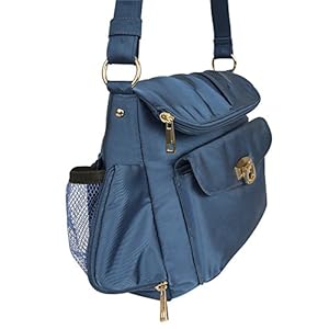 A zip out mesh pocket for a water bottle or umbrella