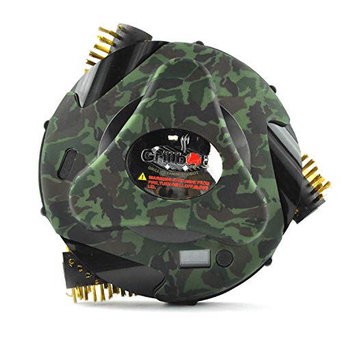 Grillbot Silicon Cover - Dishwasher Safe Grill Cleaner Protection Automatic Grill Cleaner - Camo