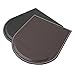 KINGFOM Leather Gaming Mouse Pad/Mat with Wrist Rest Support, Non Slip Mousepad - Large (Brown)
