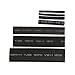Nilight 130 Pcs 3:1 Dual Wall Adhesive Heat Shrink Tubing Kit, 6 Sizes(Dia): 1/2
