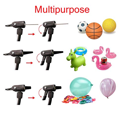 image for TONUNI Bike Floor Pump,Portable Air Pump Bicycle Ball Pump Inflator Ki