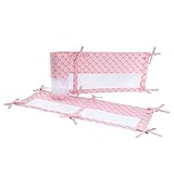 Carter's Jungle Collection Secure-Me Crib Liner, Pink