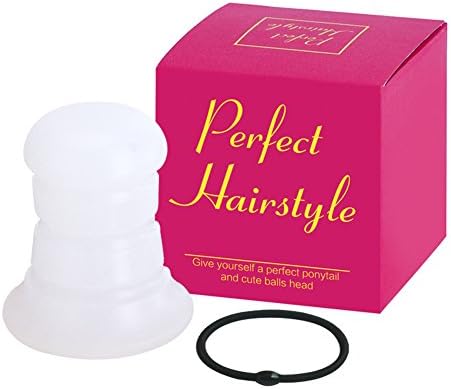 Ponytail Holder Hair Bump Insert Thick Hair Ties Crystal Transparent Filled Ponytail Hairstyle Aid Braid Help | Fashion Hair Bun Maker| Magic Hair Styling Perfect Ponytail Tool for Women Girls