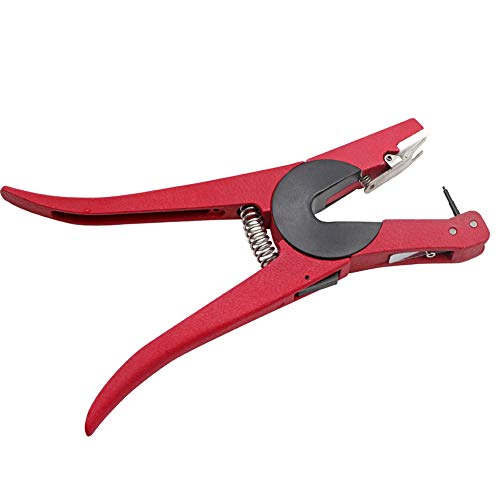 ZHEQOGZH Livestock Ear Tag Applicator for Cattle Sheep Pigs Cow Metal Ear tag Pliers Ear Tag Tool with Flip Pin (90-Degree Rotatable)