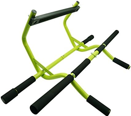 CbMoun Pull Up Bar New Home Work Out Pull Up Bar Full Body Excercise Gym at Home/Office Designed for 300lbs, No Drill No Damage, Easy Installation, Push Up Dip Up Bar,MAX to 150KG/330LBS
