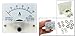 uxcell 85C1 DC 0-100A Rectangle Analog Panel Ammeter Gauge Ampere Meter