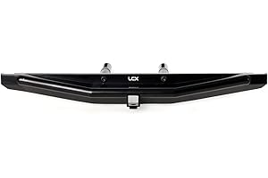 LCX Racing 1/10th RC Crawler Car CNC Aluminum Rear Bumper for Traxxas TRX4 Axial SCX10 II SCX10 III SCX10 PRO Gen7 Gen8, Upgrades Parts Accessories