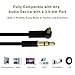 Eleshroom Replacement Audio Cable With Talk/Mic Remote For Beats by Dr. Dre, Studio, Studio 2, Solo, Solo 2, Mixr, Pro - Compatible with iPhone 4/4S/5/5S/6/6S/6S Plus - Black