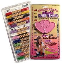 My Friendship Bracelet Maker Refill Threads with Replacement Clip by Crorey Creations