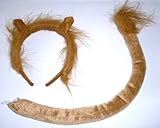 Lion Headband & Tail Dress-up Costume New