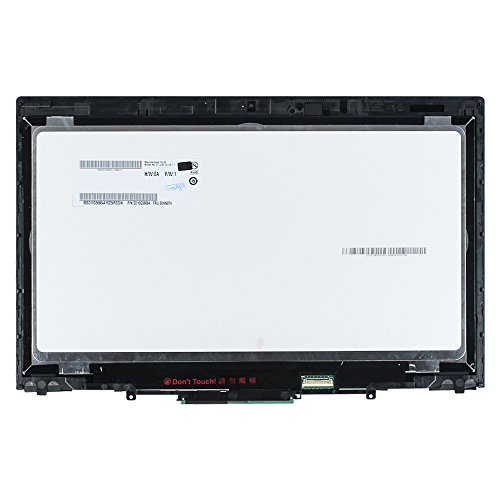 FirstLCD LCD Touch Screen Replacement for Lenovo ThinkPad X1 Yoga 1st Gen 20FQ 20FR LED Display Digitizer Assembly 00JT856 00UR189 00JT857 01AY795 01AY700 01AY904 FHD 14.0" Bezel Touch Control Board