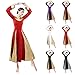 OwlFay Women Metallic Praise Dance Dress Long Sleeve Full Length Loose Fit Swing Gown Liturgical Tunic Skirt Worship Costume