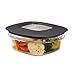 Rubbermaid Premier Food Storage Container, 1.25 Cup, Grey (6 Pack)
